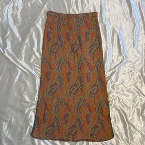Vintage Peruvian Connection Pima Cotton Knit Skirt
